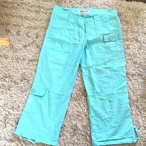 Guess Jeans Crop Pants cargo stretchy light weight